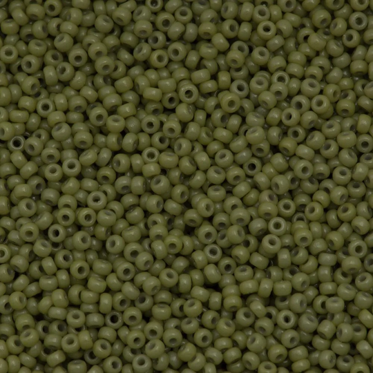 Miyuki Seed Beads 15/0, 4474 -Duracoat Opaque Cactus , Beads, Miyuki Seed Japanese Beads
