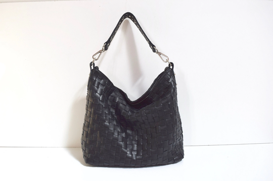 Black Leather Shoulder Bag Purse Hobo Beth Dutton Inspired Season 3