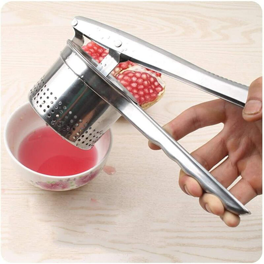 Stainless Steel Multifunction Manual Juicer for Potatoes, Juice, Vegetables