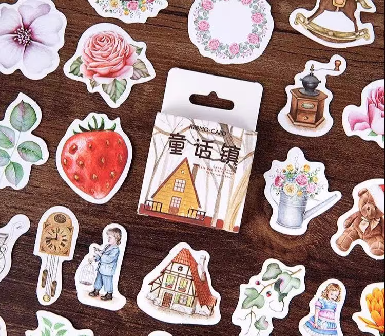 Floral Seasons Decorative Sticker Flakes