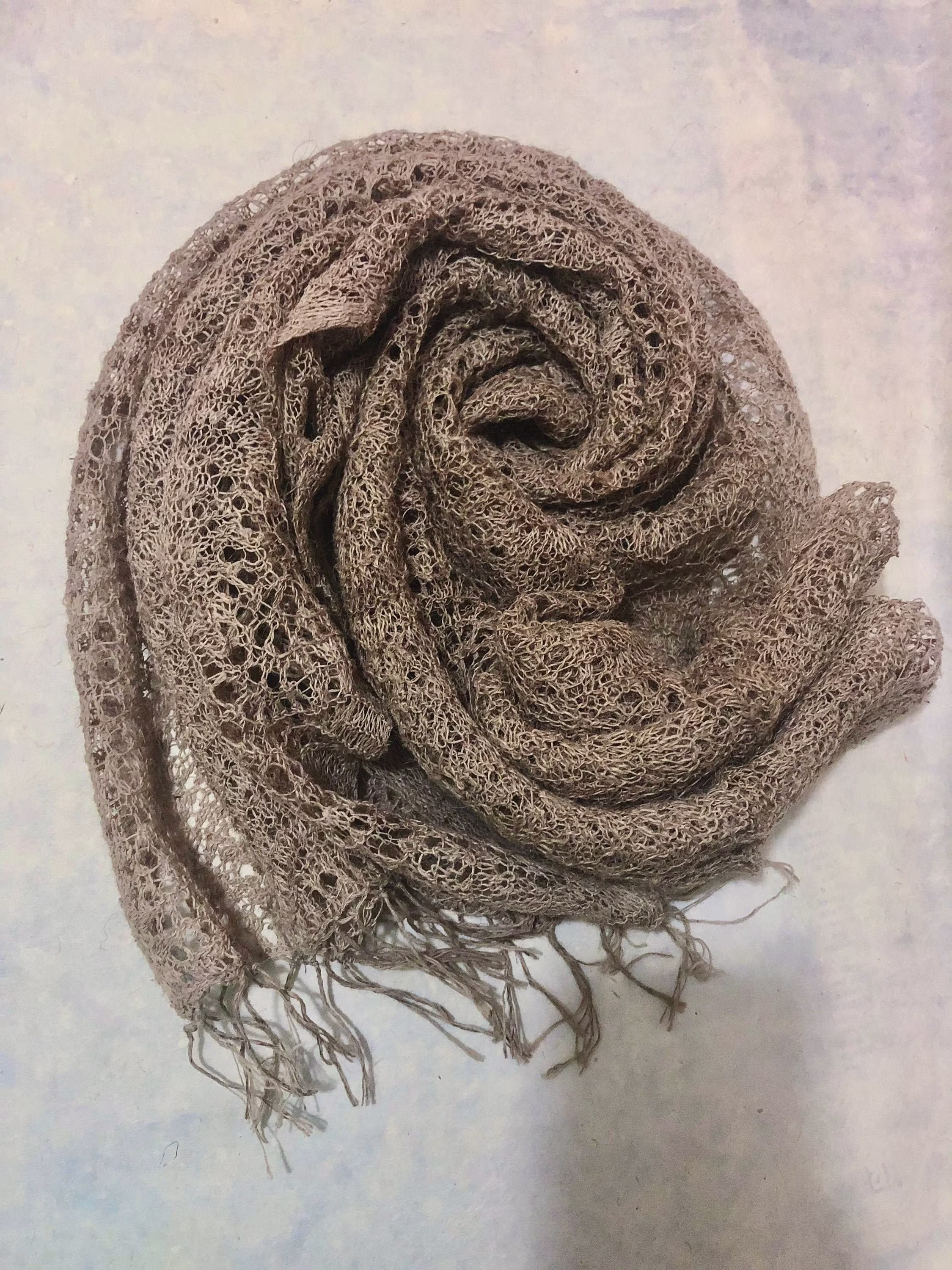 Wild Himalayan Nettle Shawl.natural.sustainable
