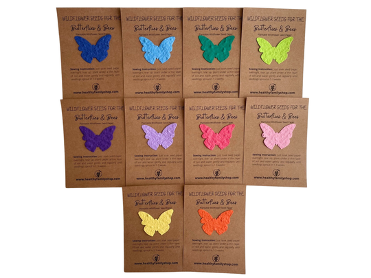Wedding Favours. Party Gift. Eco - Friendly Favour. Alternative Butterfly Seed Paper Shapes