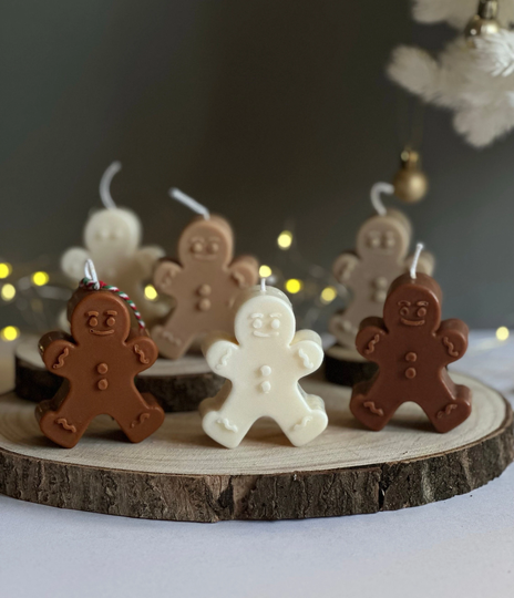 Gingerbread Candle | Christmas Candle| Scented Festive Seasonal Gift Soy Wax