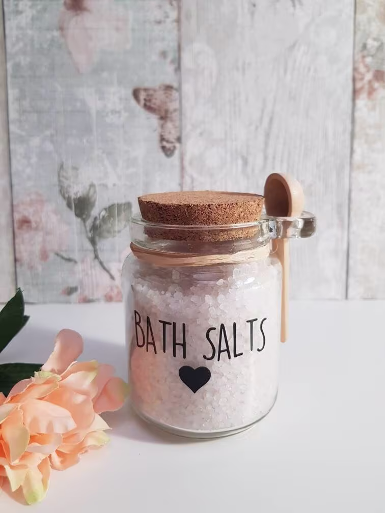 Cute Vintage Style Storage For Bath Salts