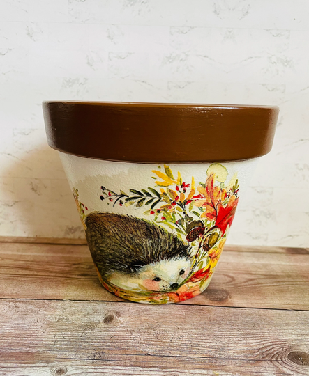 Hedgehog Plant Pot, Flower Gifts, Lovers, Decorations