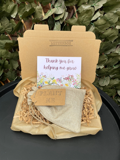 Thank You For Helping Me Grow, Teacher Gift, Thank You, Gift Mum, Nan, Teaching Assistant Present, Wildflower Box