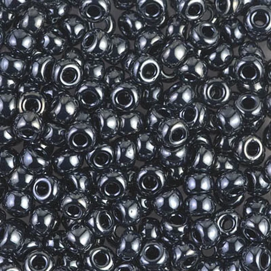 Seed Bead 6-451 Miyuki Beads 6/0 Gunmetal 20 Grams Diy