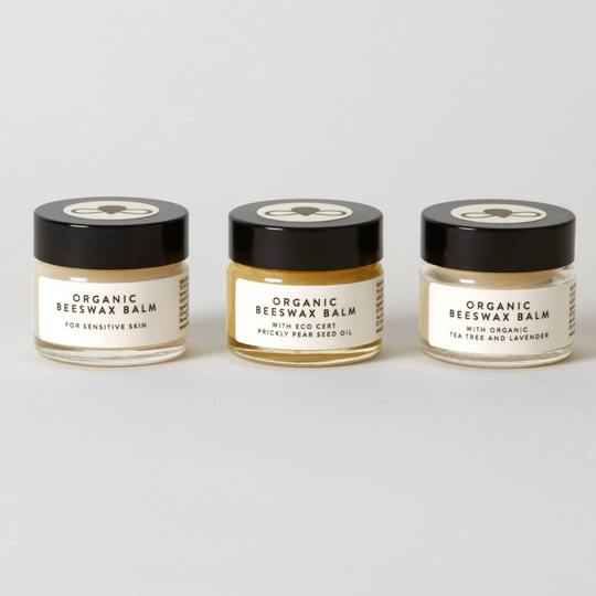 Organic Beeswax Balm Trio