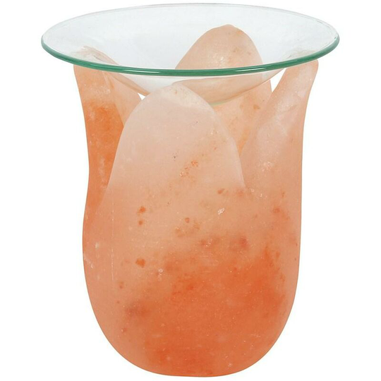 Himalayan Salt Tulip Oil Burner (One Size) (Pink) - Pink - Something Different