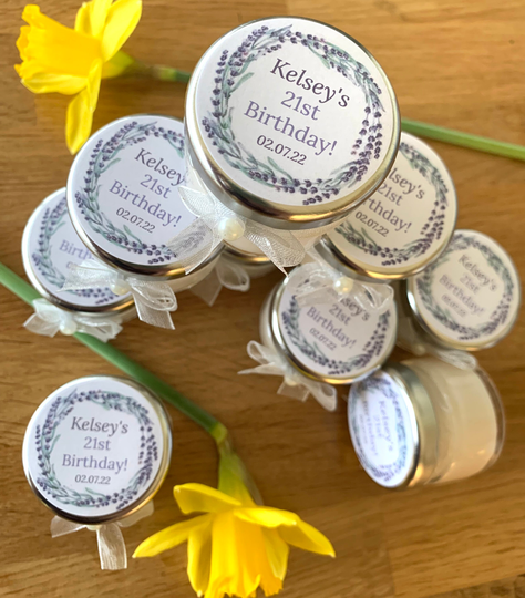 15 Birthday Mini Candles, Gift For Guests, Party Bag Fillers, Favours, Coming Of Age Personalised Anniversary Candle