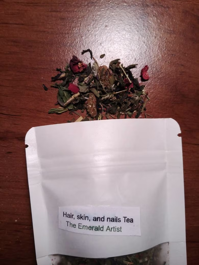 Healthy Hair, Skin, & Nails Herbal Tea Blend Organic Delicious