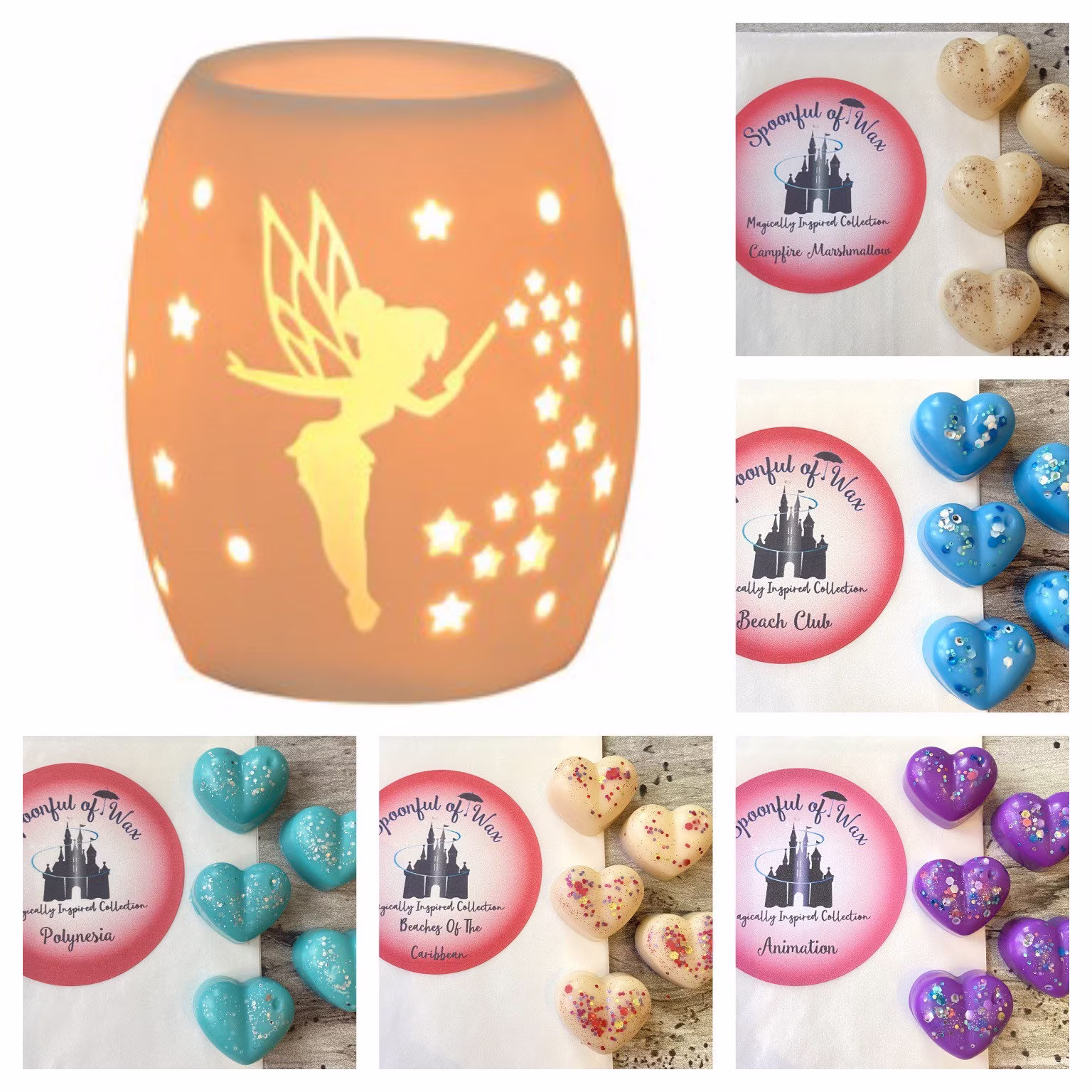 Fairy Wax Burner Electric & Magically Inspired Soy Melts Resorts Deal - Hotel Melts- Tinkerbell