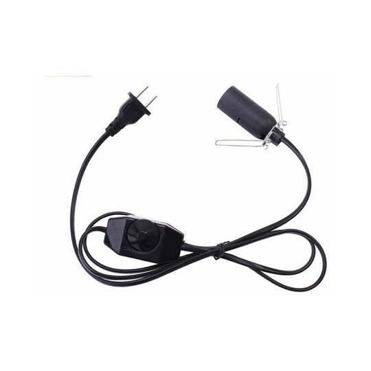 Cable with Switch for rlife Salt Lamp,E14 Cap - 1.5m - Socket for Salt Lamp(1 pcs)