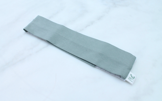 Organic Cotton Straight Headband - Solid Colour