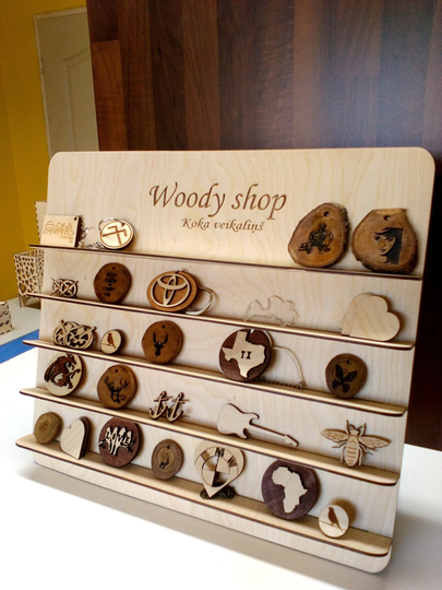 Jewelry Stands, Trade Show Displays, For Craft Shows, Display Case, Earring Stand, Display, Organizer, Wood Jewelry Display