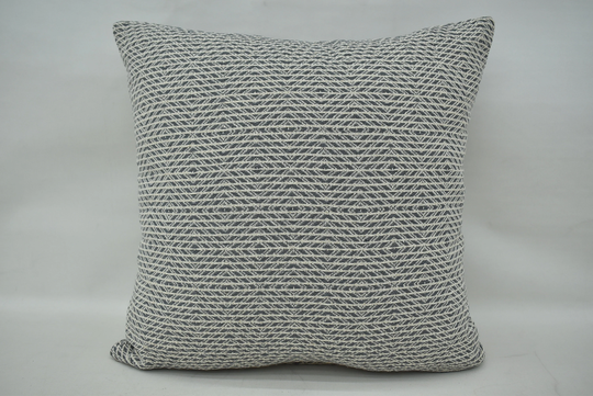 Turkish Pillow, Organic Cushion, Cotton Cushion Cover, Gift Bedroom Both Sided Dark Gray 20x20 Mn50x50-428
