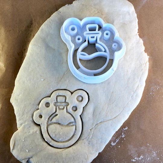 Potion Bottle - Alice in Wonderland Cookie Cutter Cute Biscuit Science Medicine Fondant Clay Cutter Dough One Of