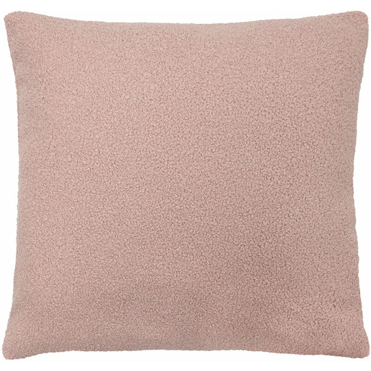 Furn - Malham Textured Fleece Cushion Cover, Powder, 50 x 50 Cm