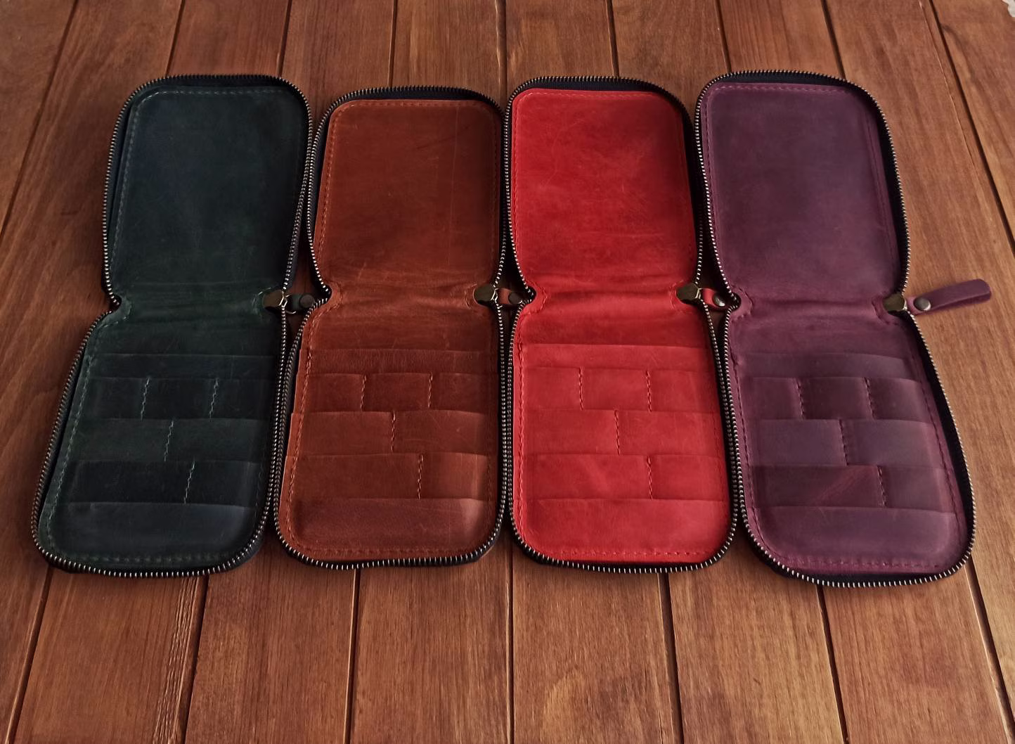 Pouch-Organizer For Manicure Set - Organizer Tools - Manicure - Leather Case - Personalization - Organizer