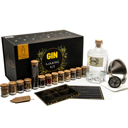 Luxury Gin Making Kit, Presentation Case, 13 Botanicals