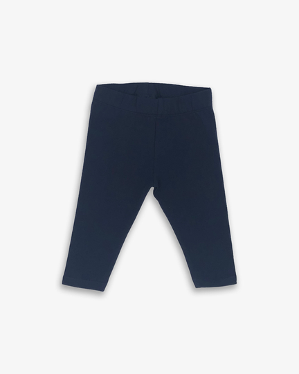 Organic Cotton Leggings in Navy
