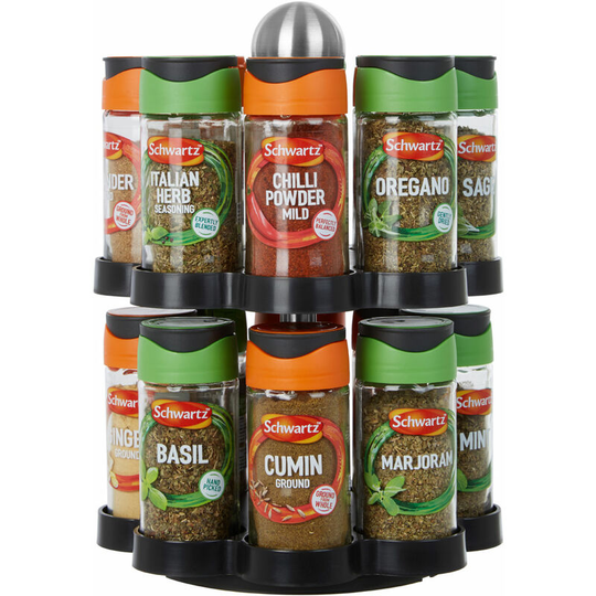 Premier Housewares - 16 Schwartz Bottles Spice Rack