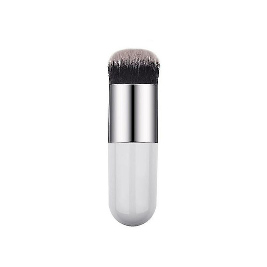 Flat Head Round Foundation Brush Portable Highlight Powder Make Up Brush