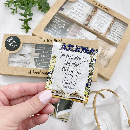 Book Lovers Gift: 'Tea For Bookworms'