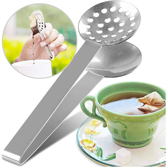 Stainless steel thickened lemon clip, tea clip, kitchen gadgets, tea bag clip