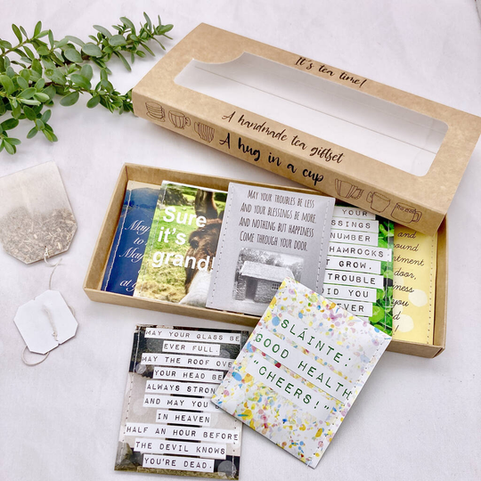 Ireland Gift: Irish Quotes Tea Giftset