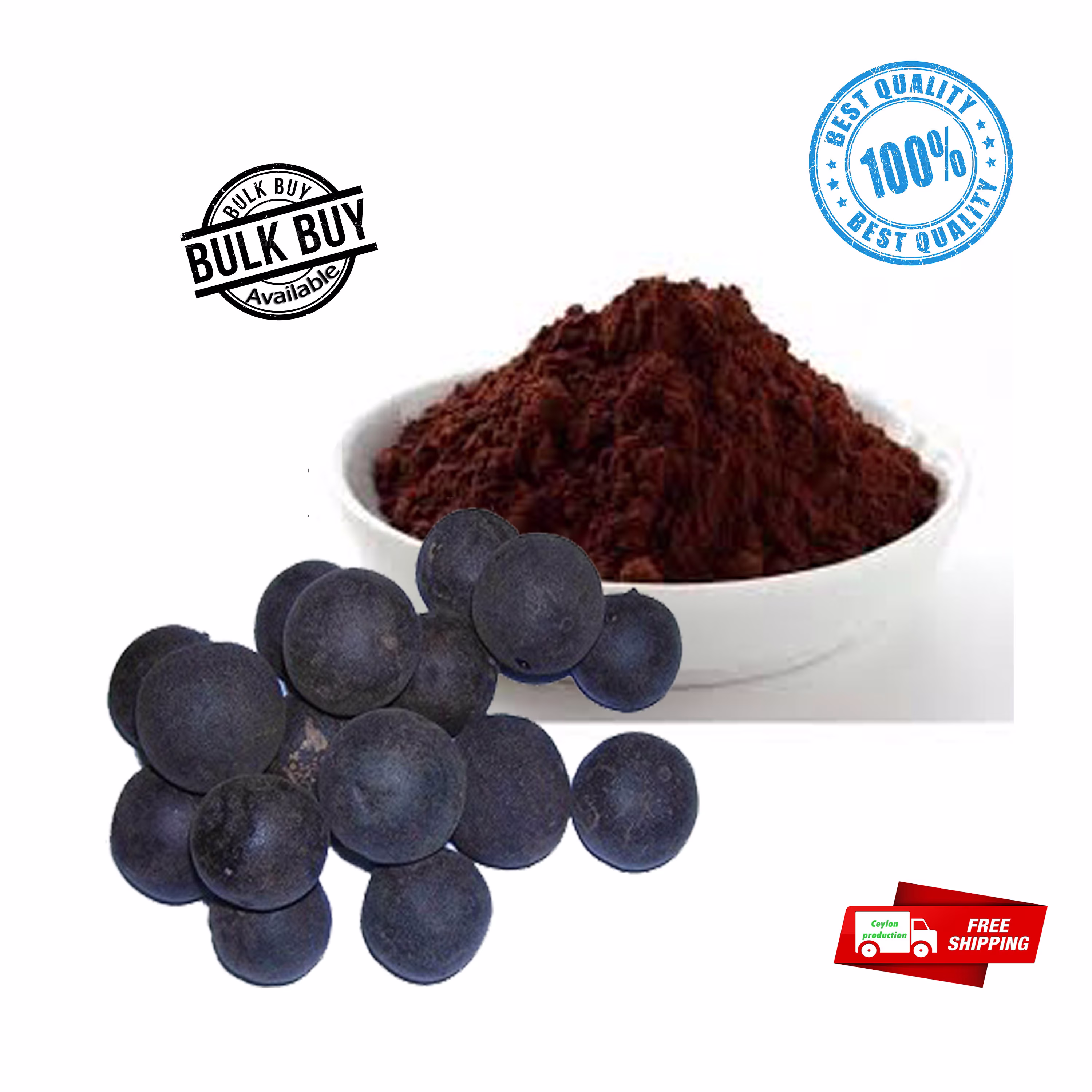 Pure Natural Dried Black Lime/Lemon Powder 100% High Quality Organic From Ceylon