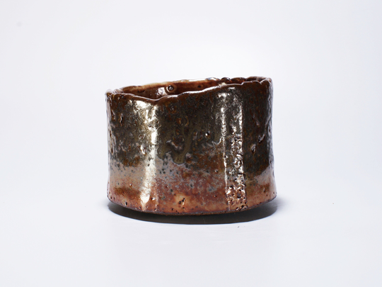 Shino Chawan, Slab Built Matcha Tea Bowl