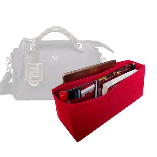 Mini Ff By The Way Bag Organizer | Full Set Of 2/Tote Felt Bag Boston Insert Handbag Storage For Purse Liner Pocket