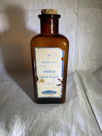 Lehn & Fink Sodium Salicylate Ambler Bottle