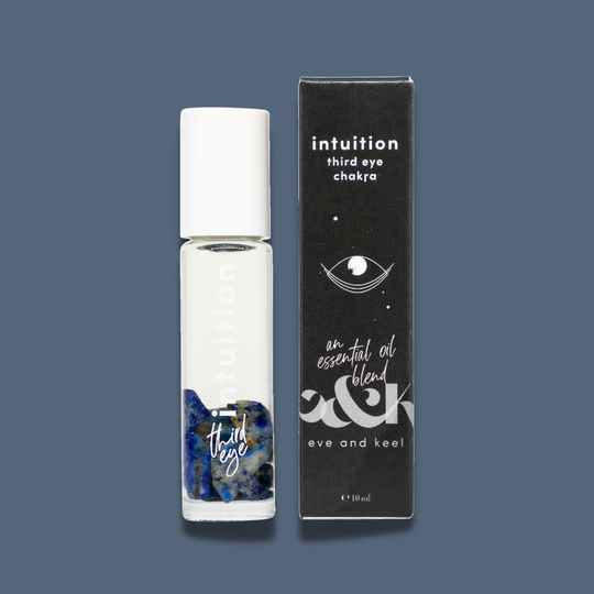 Intuition Energy Essential Oil Roller With Crystals