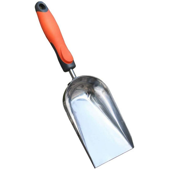 Stainless Steel Flower Shovel Potted Planting Shovel Garden Planting Tools Outdoor Gardening Supplies Flat