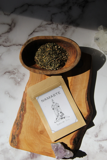 Namaste Ayurvedic Tea Healing Loose Leaf Herbal Yerba Mate Wellness Ashwanganda Yogi Chakra Balancing Lover Gift