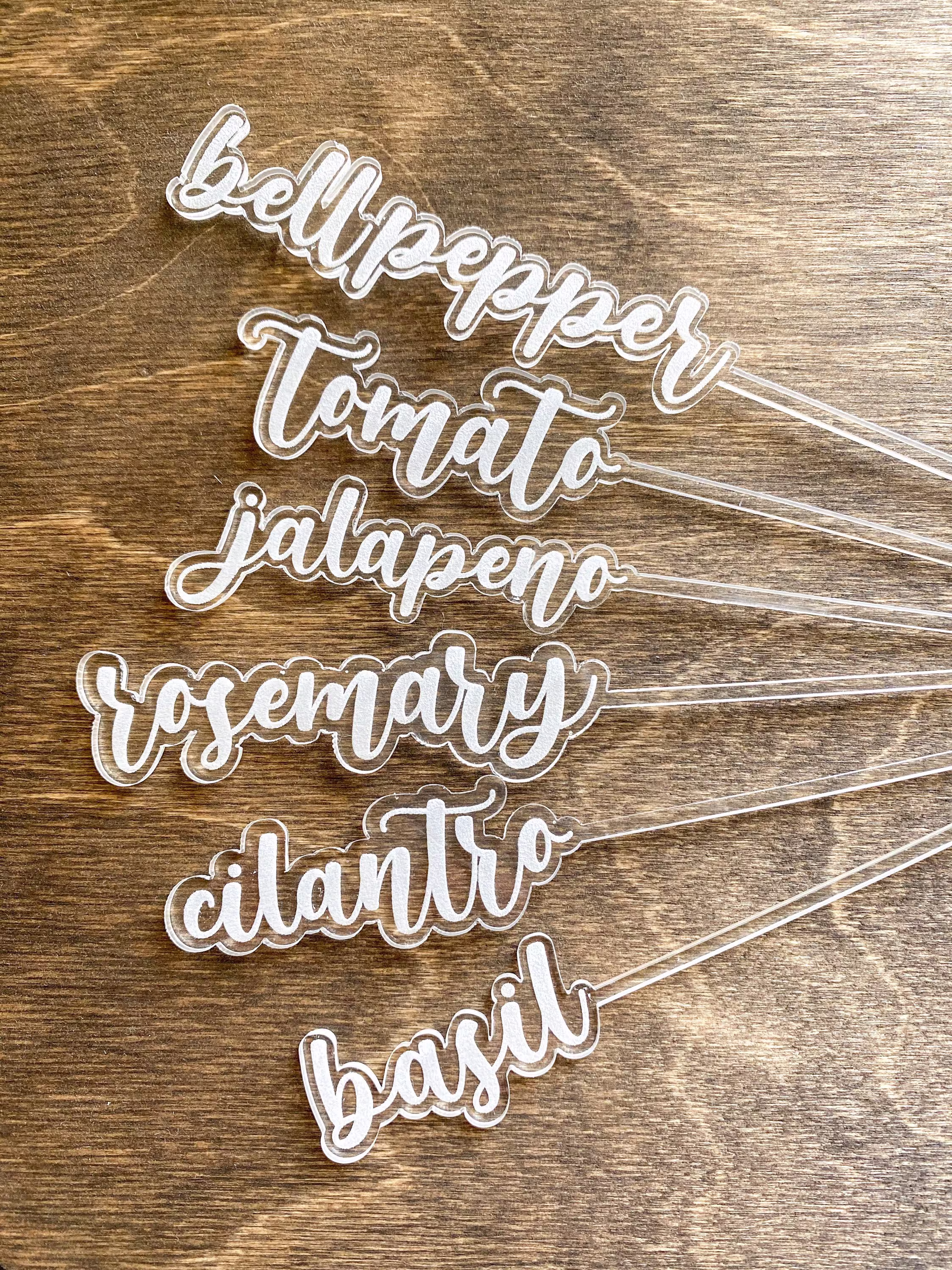 Acrylic Garden Stakes