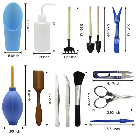 14PCS Garden Planting Tool Set Mini Garden Planting Gardening Hand Tools