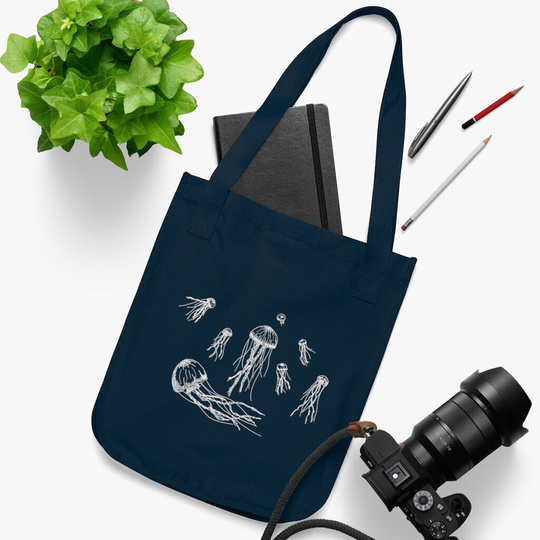 Jellyfish Sustainable Organic Tote Bag
