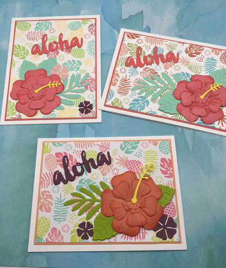 Aloha Hibiscus Greeting Card Series