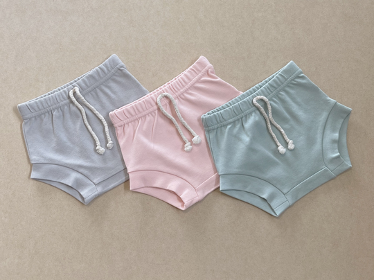 Organic Baby & Toddler Bloomers | Separates Shorts/Shorties/Bummies Gender Neutral Diaper Cover Basics