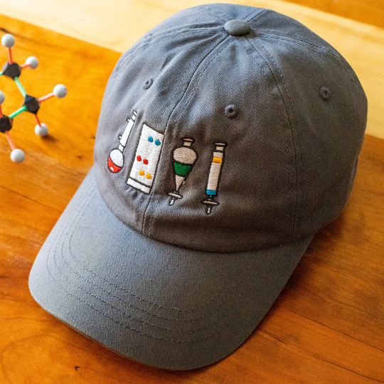 Organic Chemistry Laboratory Hat - Chemical Reactions, Synthesis, Purification