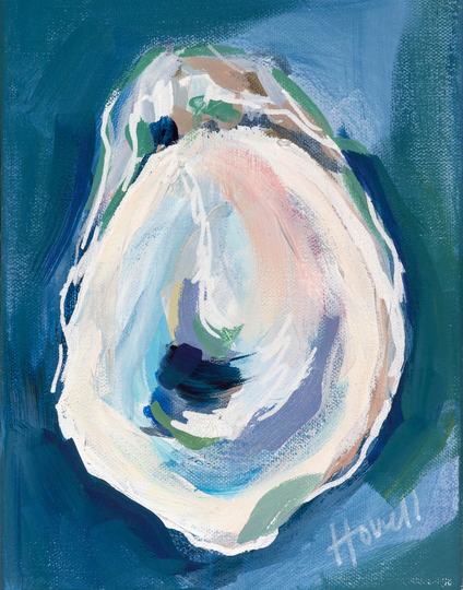 Sea Salt Shell, Signed Print Of Original Acrylic Painting, By Kim Hovell