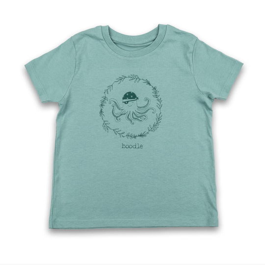 Childrens Pirate Octopus Organic T Shirt