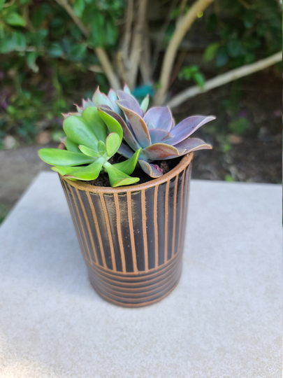 Geometric Planter Handbuilt