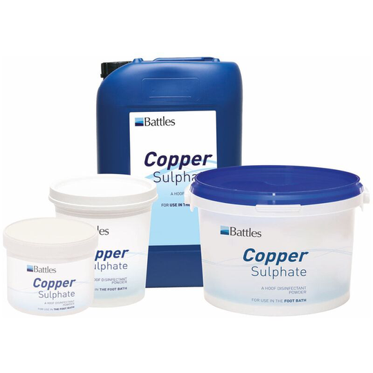 Battles Copper Sulphate Powder (1kg) (White) - White