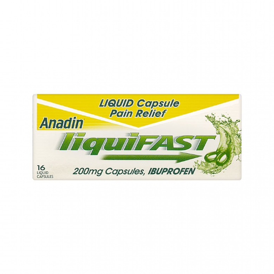 Anadin Liquifast Capsules 16