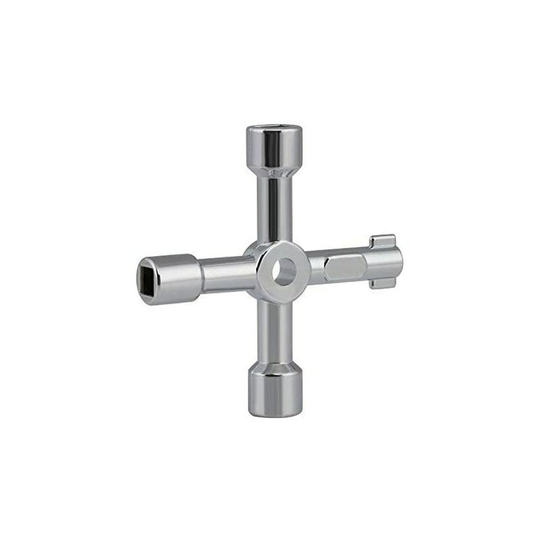 4 Way Multifunction Utility Key for Electric Water Gas Box Medicine Cabinet Opening Key