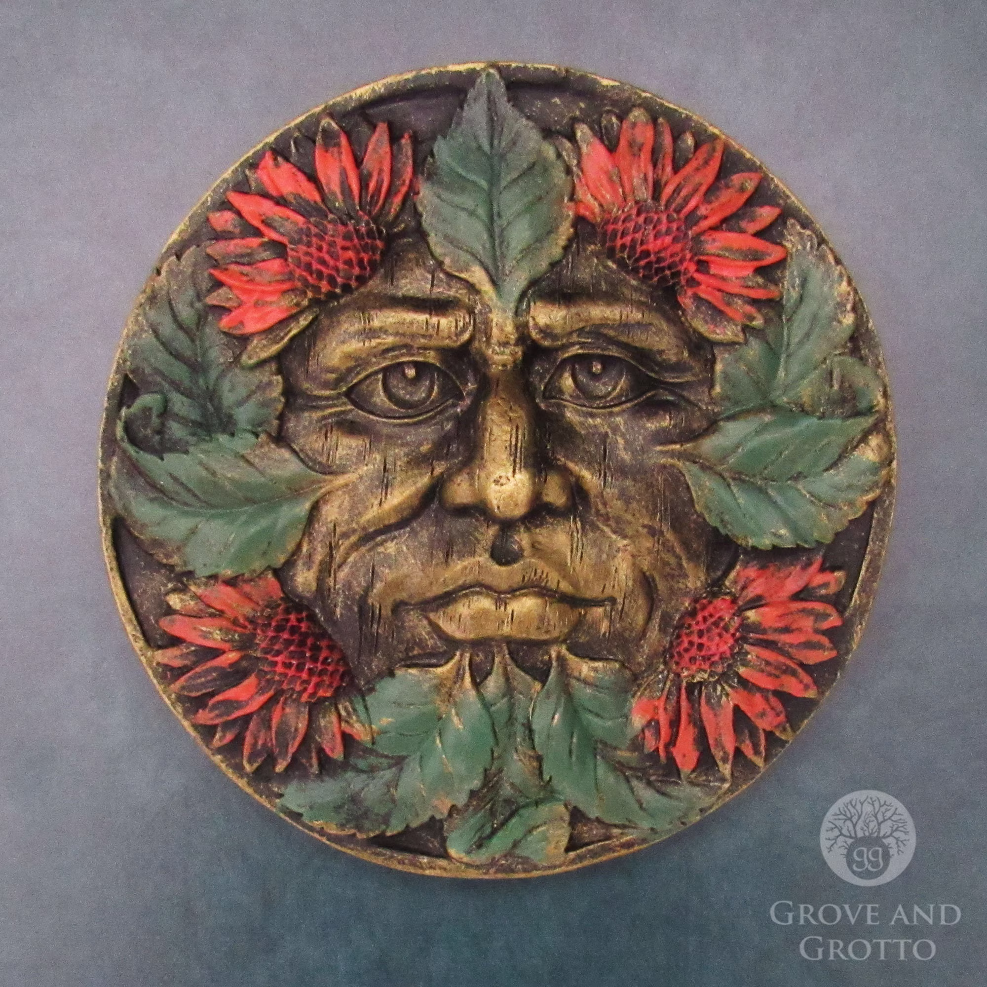 Green Man Seasonal Plaque | Summer